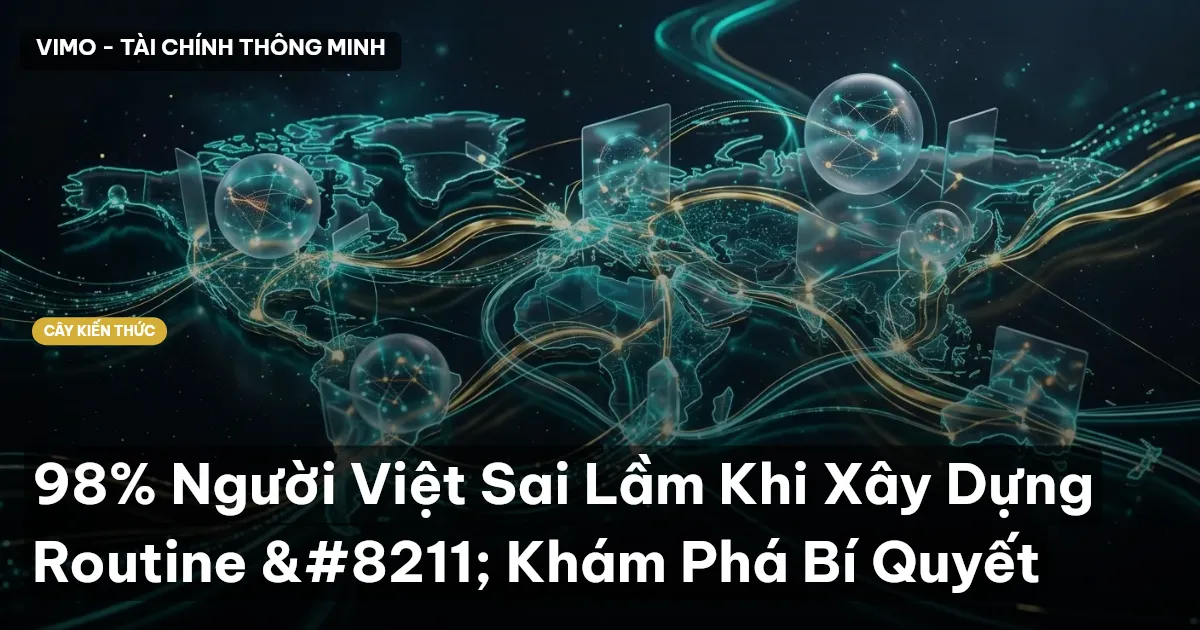 98% Người Việt Sai Lầm Khi Xây Dựng Routine – Khám Phá Bí Quyết
