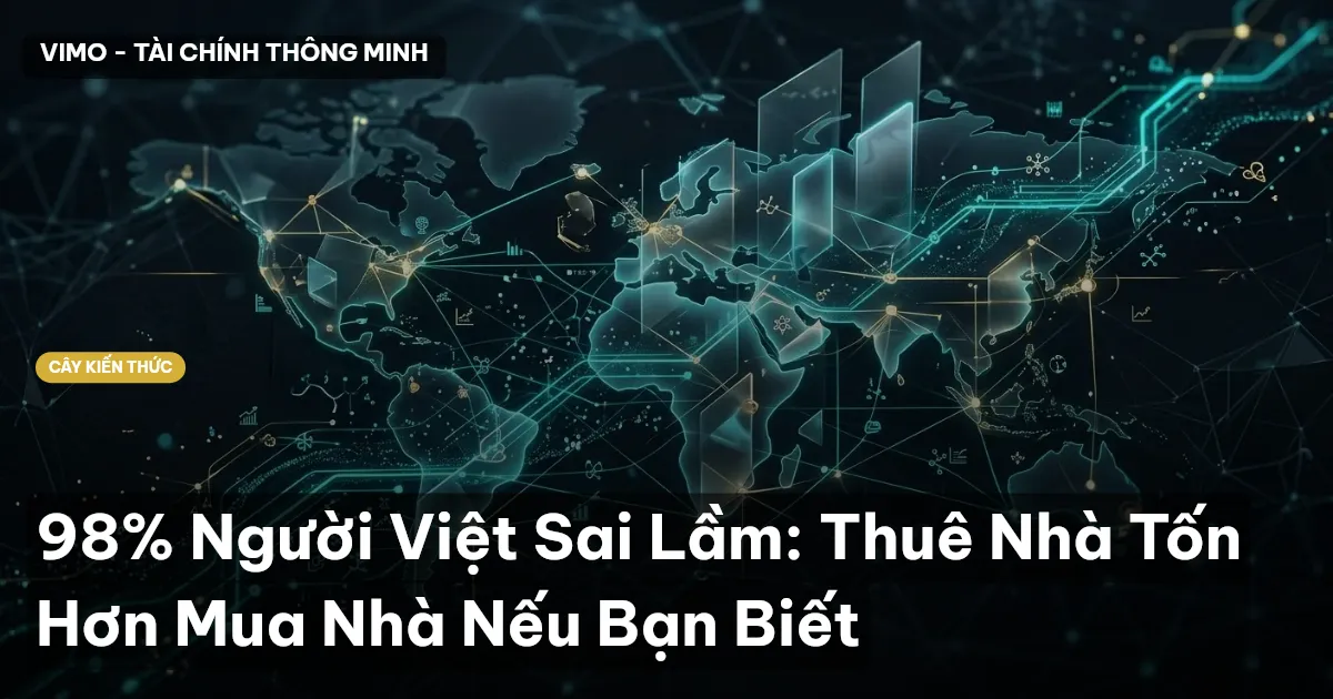 98% Người Việt Sai Lầm: Thuê Nhà Tốn Hơn Mua Nhà Nếu Bạn Biết