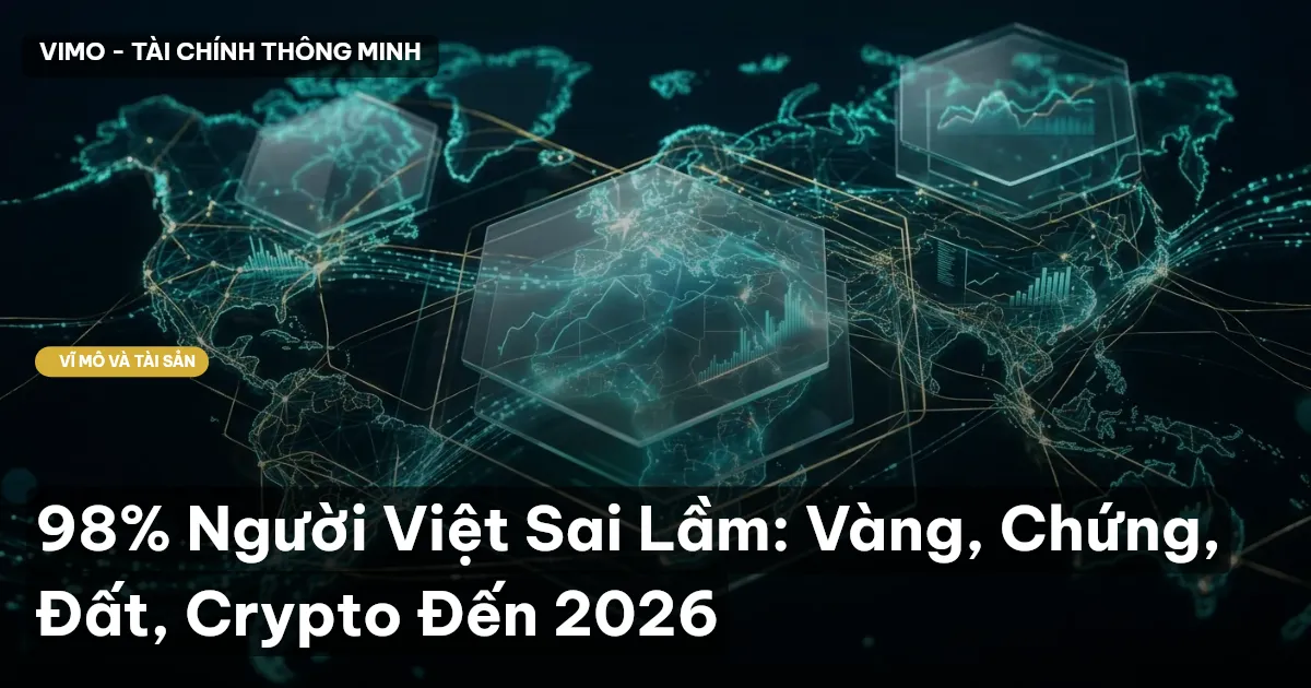 98% Người Việt Sai Lầm: Vàng, Chứng, Đất, Crypto Đến 2026