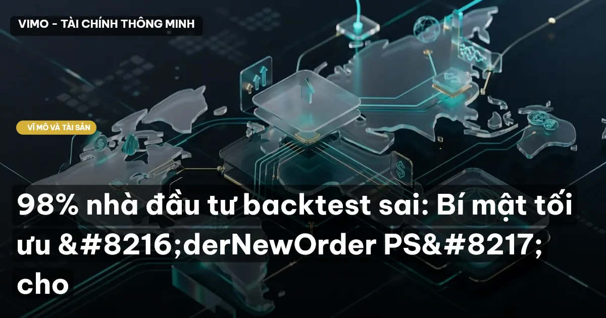 98% nhà đầu tư backtest sai: Bí mật tối ưu ‘derNewOrder PS’ cho