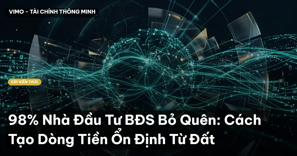 98% Nhà Đầu Tư BĐS Bỏ Quên: Cách Tạo Dòng Tiền Ổn Định Từ Đất