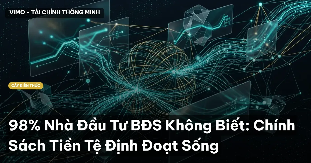 98% Nhà Đầu Tư BĐS Không Biết: Chính Sách Tiền Tệ Định Đoạt Sống