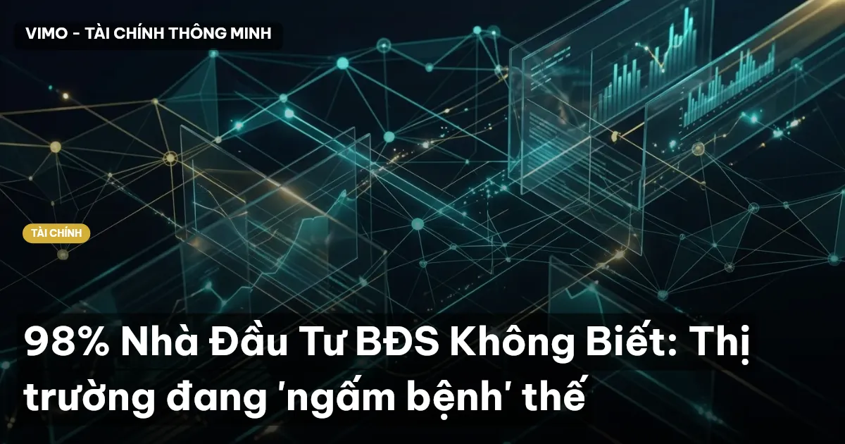 98% Nhà Đầu Tư BĐS Không Biết: Thị trường đang 'ngấm bệnh' thế
