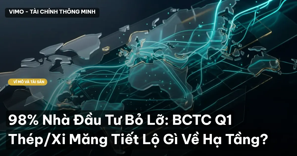 98% Nhà Đầu Tư Bỏ Lỡ: BCTC Q1 Thép/Xi Măng Tiết Lộ Gì Về Hạ Tầng?