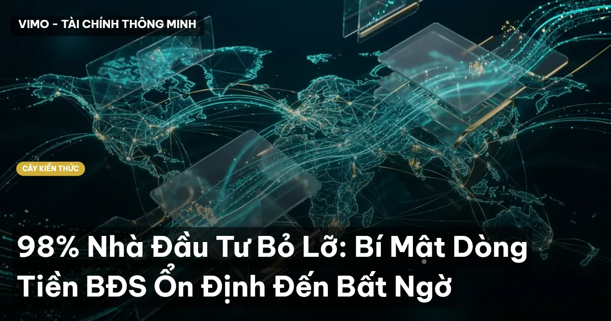 98% Nhà Đầu Tư Bỏ Lỡ: Bí Mật Dòng Tiền BĐS Ổn Định Đến Bất Ngờ