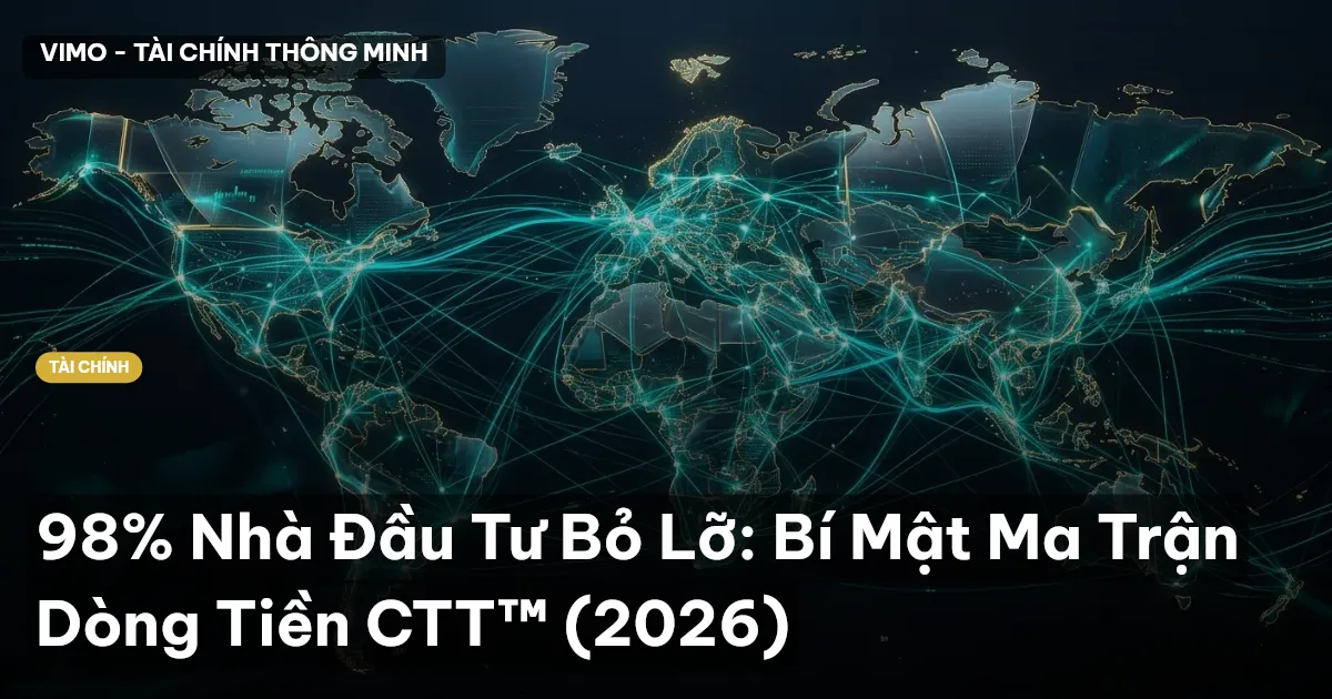98% Nhà Đầu Tư Bỏ Lỡ: Bí Mật Ma Trận Dòng Tiền CTT™ (2026)