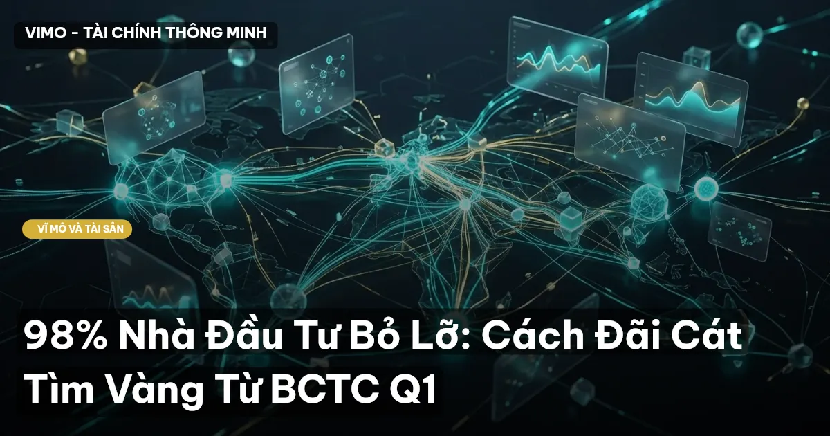 98% Nhà Đầu Tư Bỏ Lỡ: Cách Đãi Cát Tìm Vàng Từ BCTC Q1