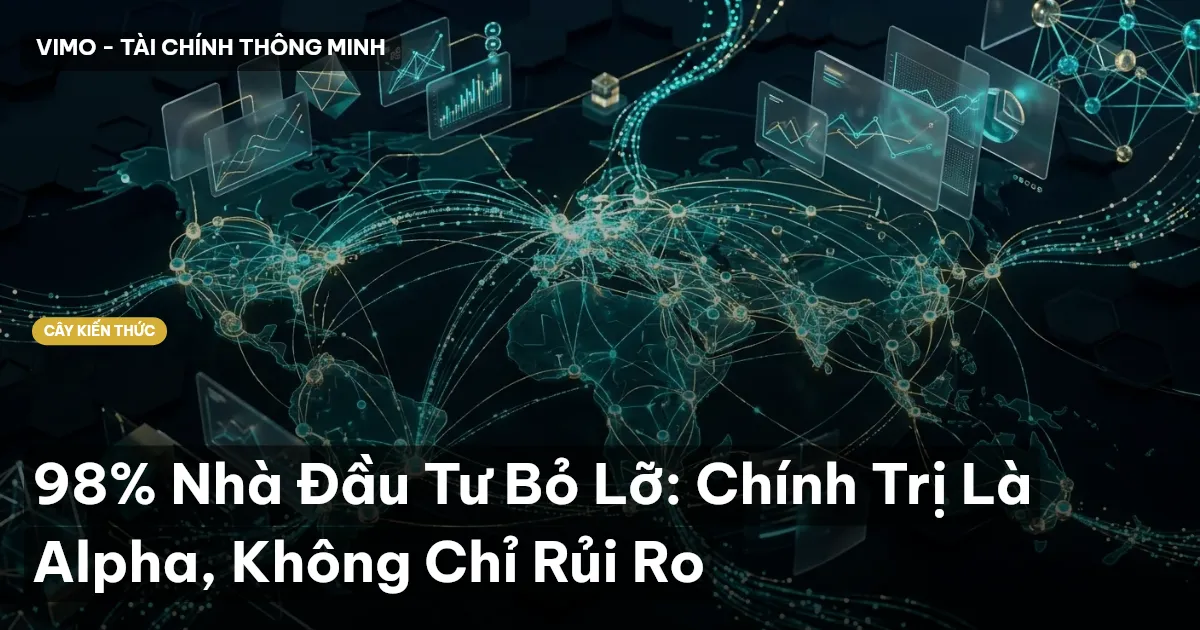 98% Nhà Đầu Tư Bỏ Lỡ: Chính Trị Là Alpha, Không Chỉ Rủi Ro