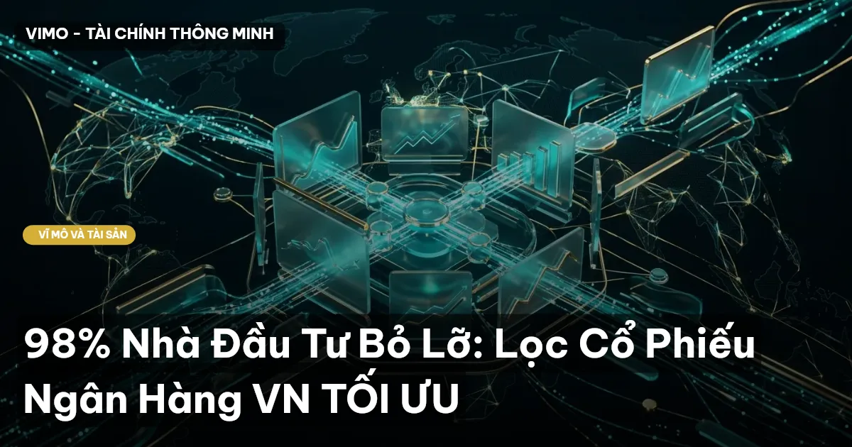98% Nhà Đầu Tư Bỏ Lỡ: Lọc Cổ Phiếu Ngân Hàng VN TỐI ƯU