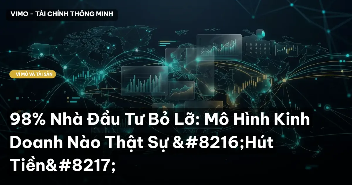 98% Nhà Đầu Tư Bỏ Lỡ: Mô Hình Kinh Doanh Nào Thật Sự 'Hút Tiền'