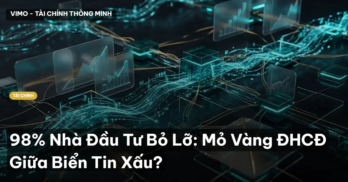 98% Nhà Đầu Tư Bỏ Lỡ: Mỏ Vàng ĐHCĐ Giữa Biển Tin Xấu?