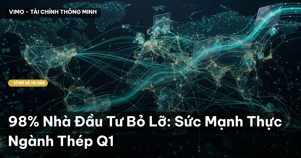 98% Nhà Đầu Tư Bỏ Lỡ: Sức Mạnh Thực Ngành Thép Q1