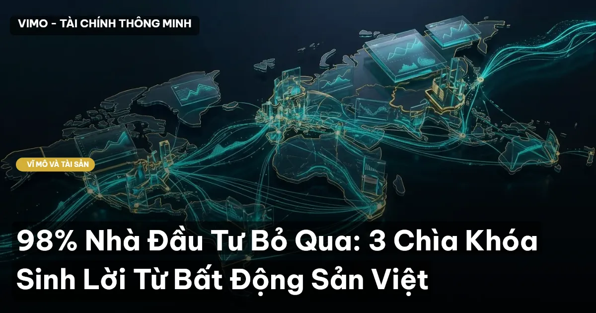 98% Nhà Đầu Tư Bỏ Qua: 3 Chìa Khóa Sinh Lời Từ Bất Động Sản Việt