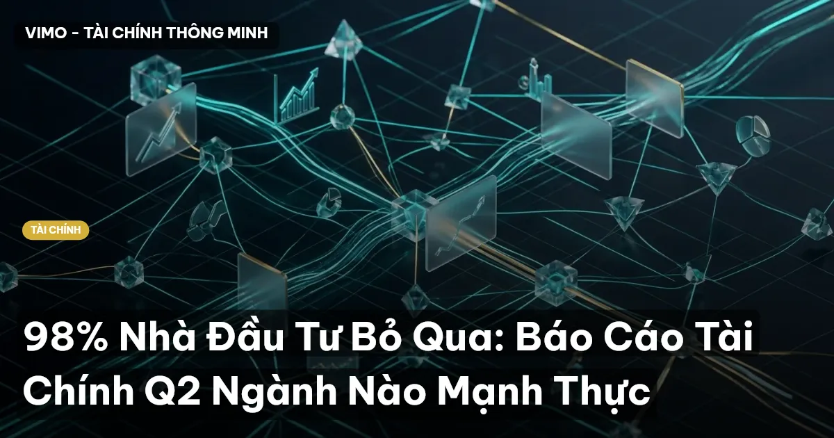 98% Nhà Đầu Tư Bỏ Qua: Báo Cáo Tài Chính Q2 Ngành Nào Mạnh Thực