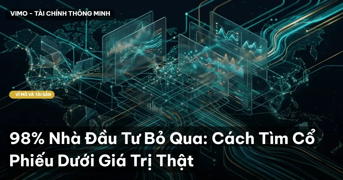 98% Nhà Đầu Tư Bỏ Qua: Cách Tìm Cổ Phiếu Dưới Giá Trị Thật