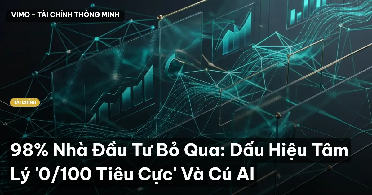 98% Nhà Đầu Tư Bỏ Qua: Dấu Hiệu Tâm Lý '0/100 Tiêu Cực' Và Cú AI