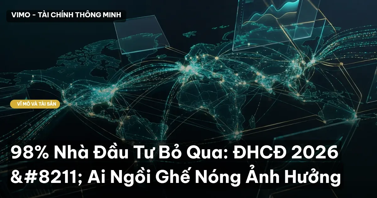 98% Nhà Đầu Tư Bỏ Qua: ĐHCĐ 2026 – Ai Ngồi Ghế Nóng Ảnh Hưởng