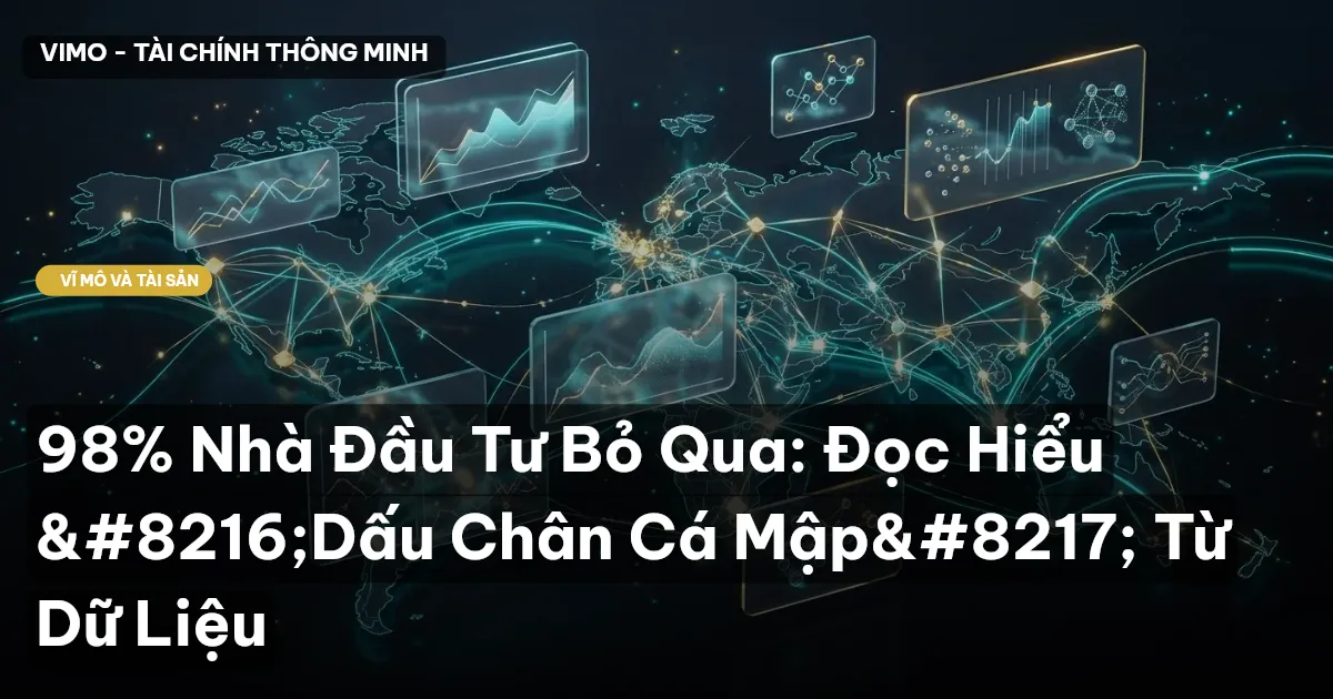 98% Nhà Đầu Tư Bỏ Qua: Đọc Hiểu ‘Dấu Chân Cá Mập’ Từ Dữ Liệu