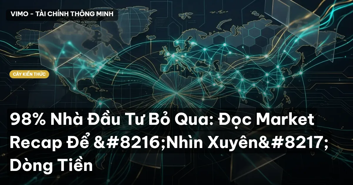 98% Nhà Đầu Tư Bỏ Qua: Đọc Market Recap Để ‘Nhìn Xuyên’ Dòng Tiền