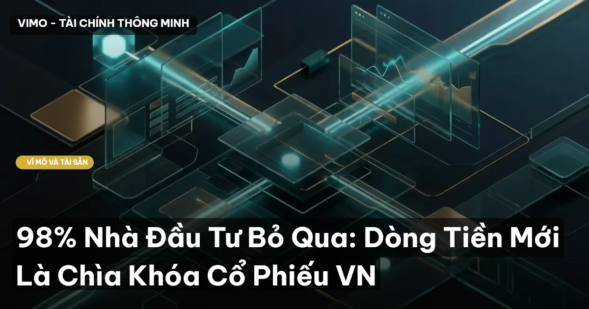 98% Nhà Đầu Tư Bỏ Qua: Dòng Tiền Mới Là Chìa Khóa Cổ Phiếu VN