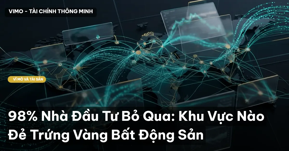 98% Nhà Đầu Tư Bỏ Qua: Khu Vực Nào Đẻ Trứng Vàng Bất Động Sản
