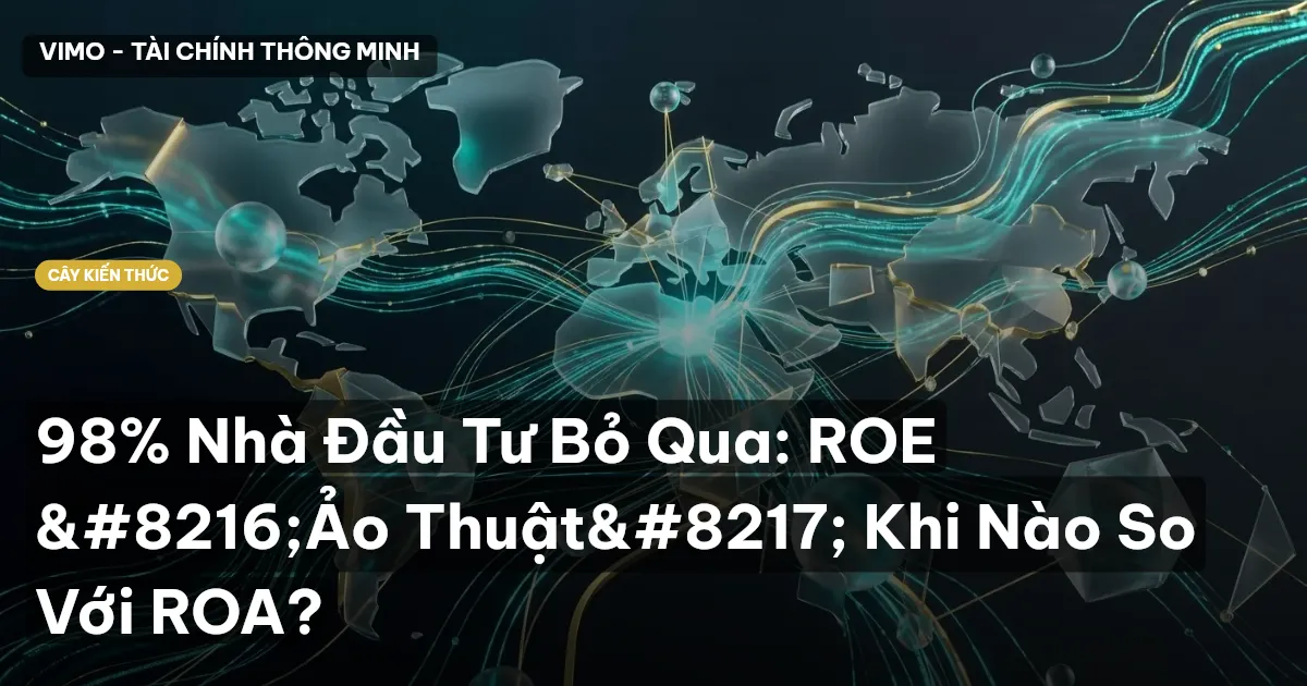 98% Nhà Đầu Tư Bỏ Qua: ROE ‘Ảo Thuật’ Khi Nào So Với ROA?