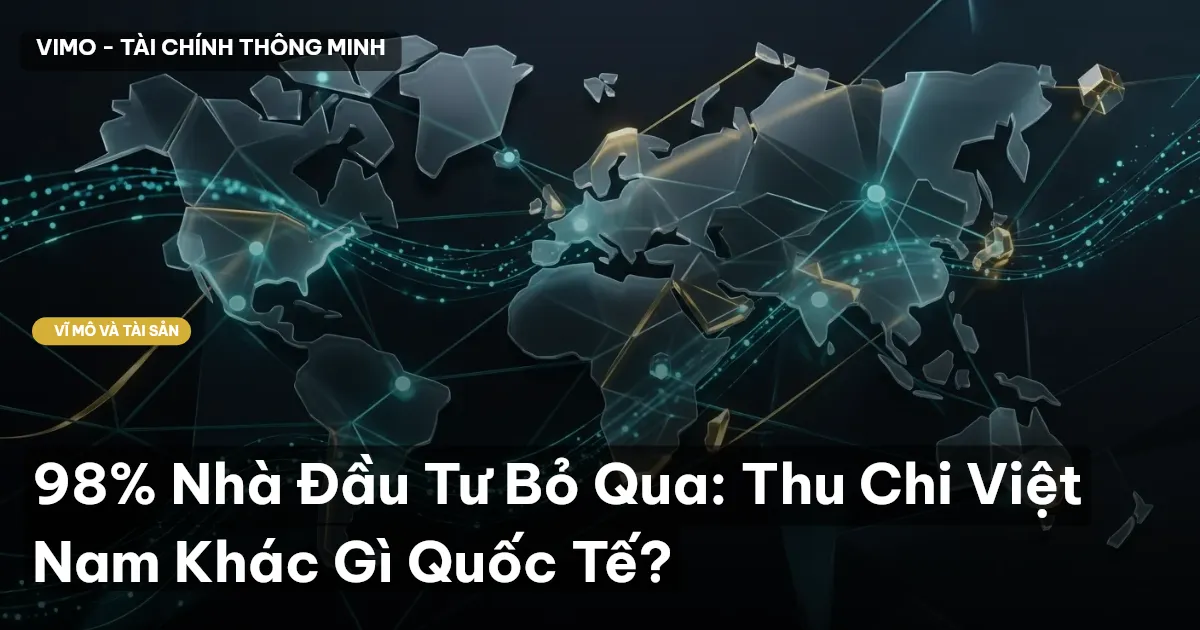 98% Nhà Đầu Tư Bỏ Qua: Thu Chi Việt Nam Khác Gì Quốc Tế?