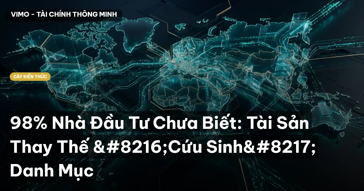 98% Nhà Đầu Tư Chưa Biết: Tài Sản Thay Thế ‘Cứu Sinh’ Danh Mục