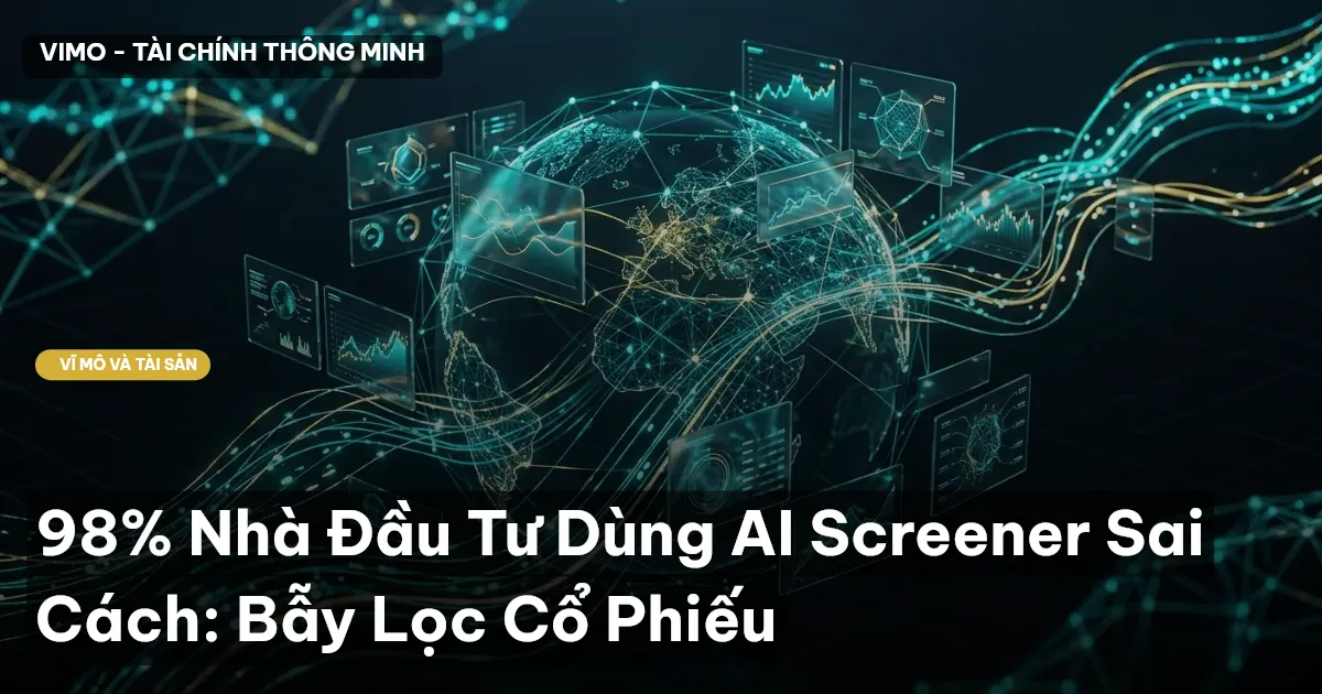 98% Nhà Đầu Tư Dùng AI Screener Sai Cách: Bẫy Lọc Cổ Phiếu