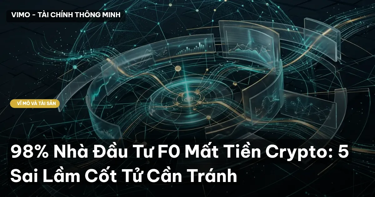 98% Nhà Đầu Tư F0 Mất Tiền Crypto: 5 Sai Lầm Cốt Tử Cần Tránh