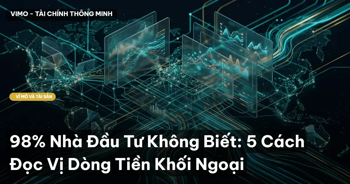 98% Nhà Đầu Tư Không Biết: 5 Cách Đọc Vị Dòng Tiền Khối Ngoại