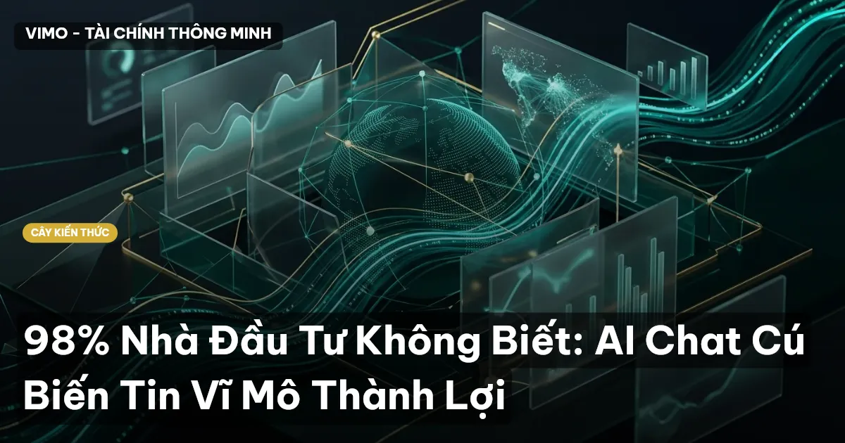 98% Nhà Đầu Tư Không Biết: AI Chat Cú Biến Tin Vĩ Mô Thành Lợi