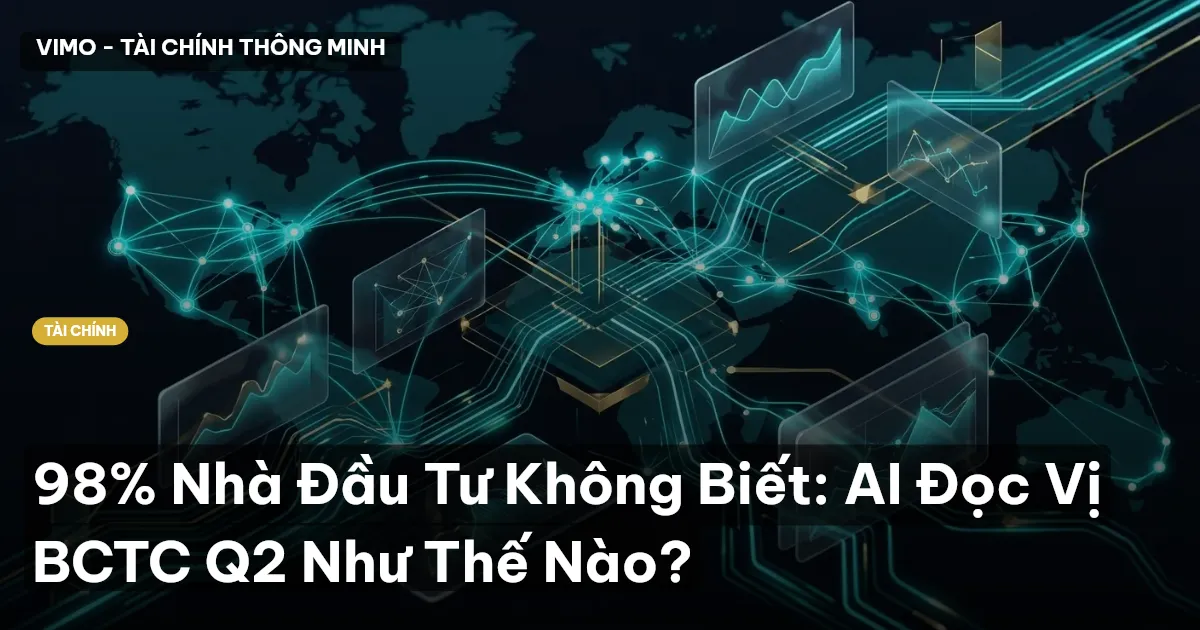 98% Nhà Đầu Tư Không Biết: AI Đọc Vị BCTC Q2 Như Thế Nào?