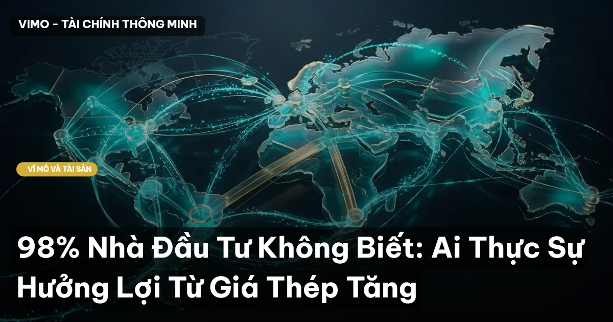 98% Nhà Đầu Tư Không Biết: Ai Thực Sự Hưởng Lợi Từ Giá Thép Tăng