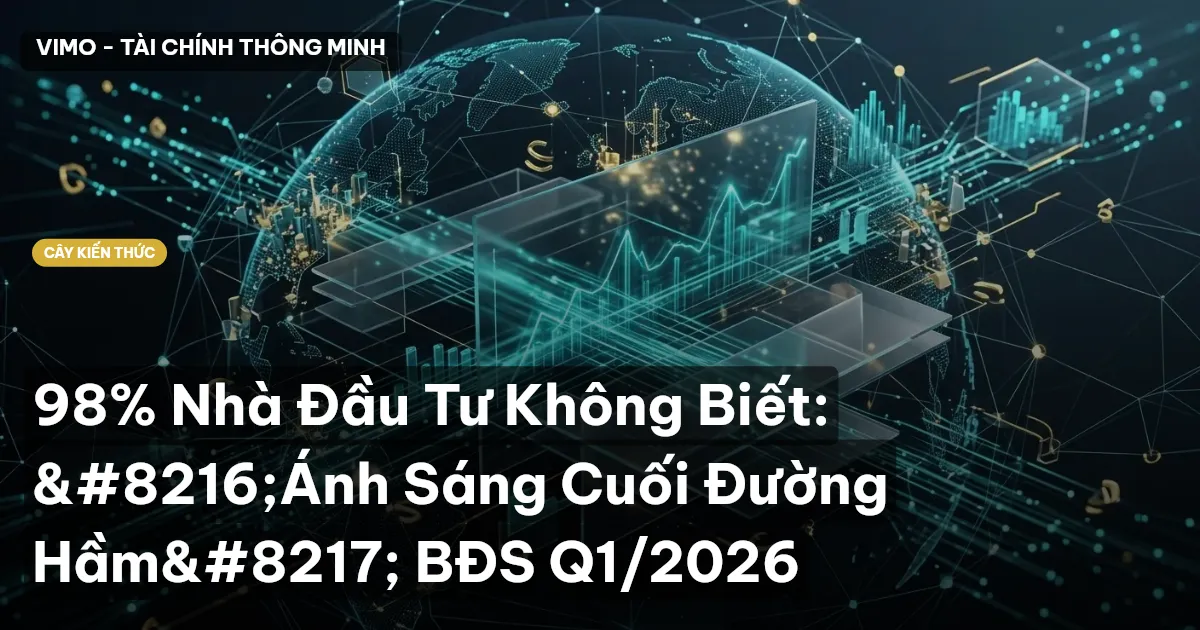 98% Nhà Đầu Tư Không Biết: ‘Ánh Sáng Cuối Đường Hầm’ BĐS Q1/2026