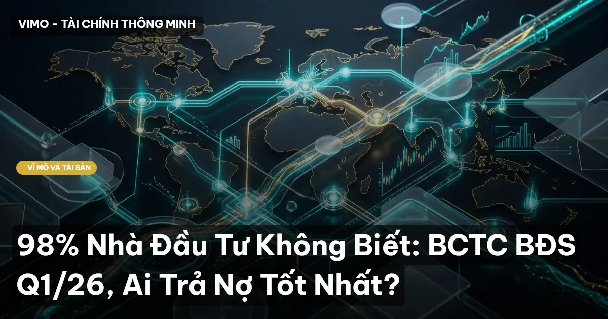 98% Nhà Đầu Tư Không Biết: BCTC BĐS Q1/26, Ai Trả Nợ Tốt Nhất?