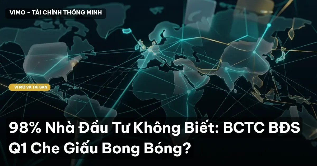 98% Nhà Đầu Tư Không Biết: BCTC BĐS Q1 Che Giấu Bong Bóng?