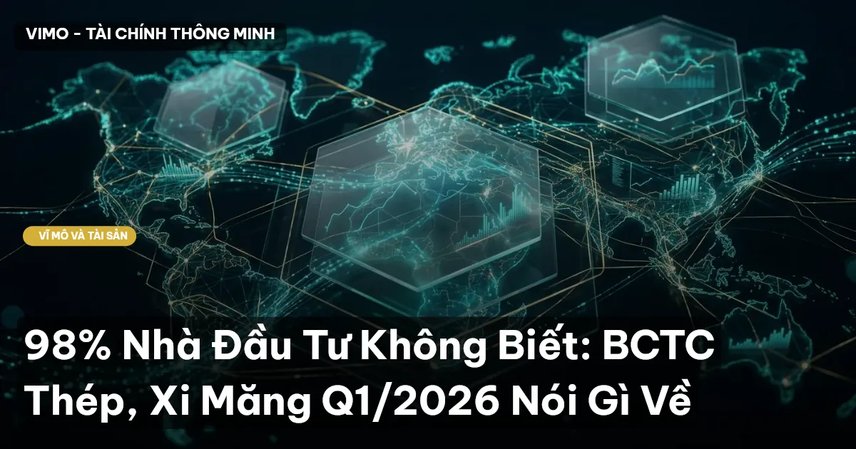 98% Nhà Đầu Tư Không Biết: BCTC Thép, Xi Măng Q1/2026 Nói Gì Về
