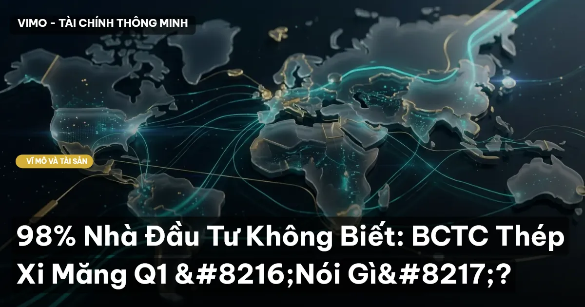 98% Nhà Đầu Tư Không Biết: BCTC Thép Xi Măng Q1 ‘Nói Gì’?
