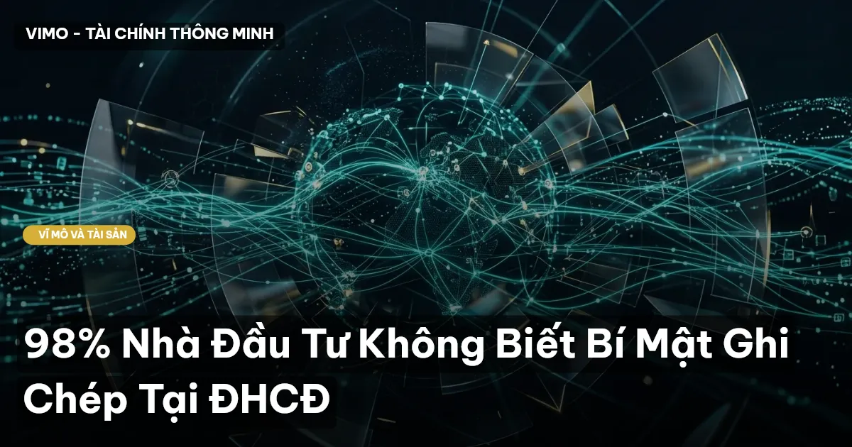 98% Nhà Đầu Tư Không Biết Bí Mật Ghi Chép Tại ĐHCĐ