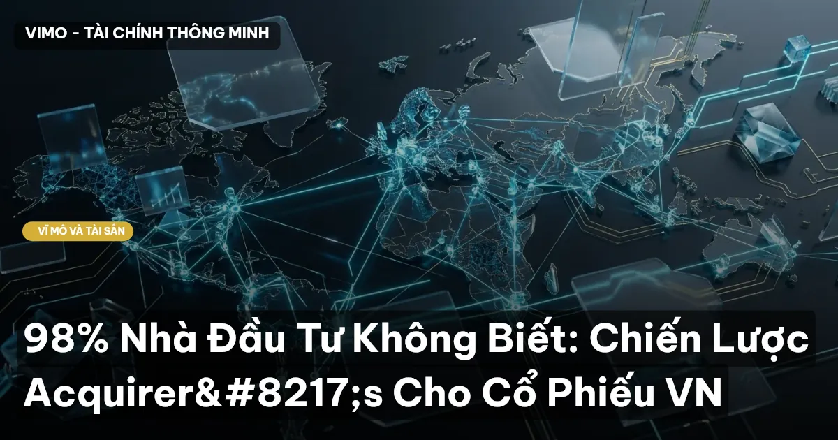 98% Nhà Đầu Tư Không Biết: Chiến Lược Acquirer’s Cho Cổ Phiếu VN