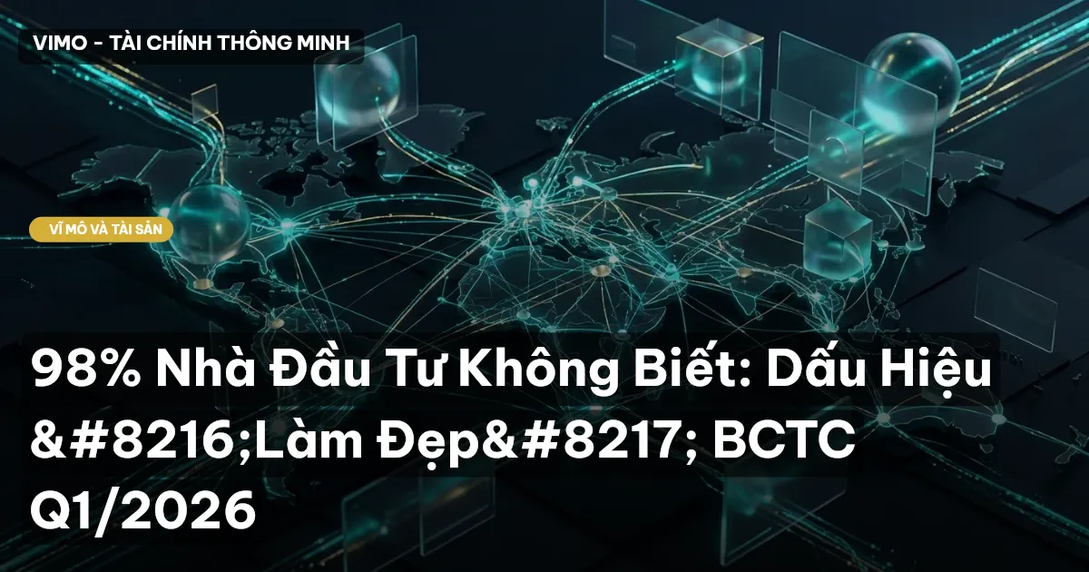 98% Nhà Đầu Tư Không Biết: Dấu Hiệu ‘Làm Đẹp’ BCTC Q1/2026