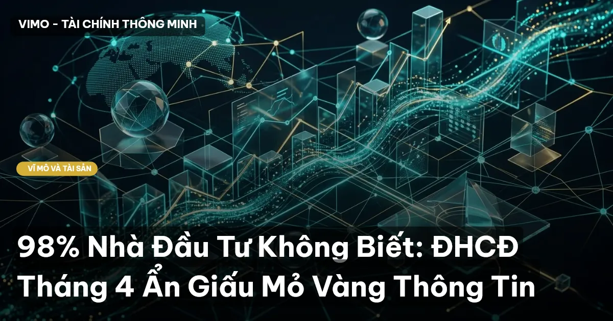 98% Nhà Đầu Tư Không Biết: ĐHCĐ Tháng 4 Ẩn Giấu Mỏ Vàng Thông Tin