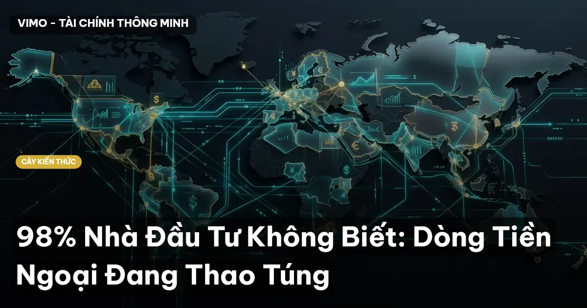 98% Nhà Đầu Tư Không Biết: Dòng Tiền Ngoại Đang Thao Túng