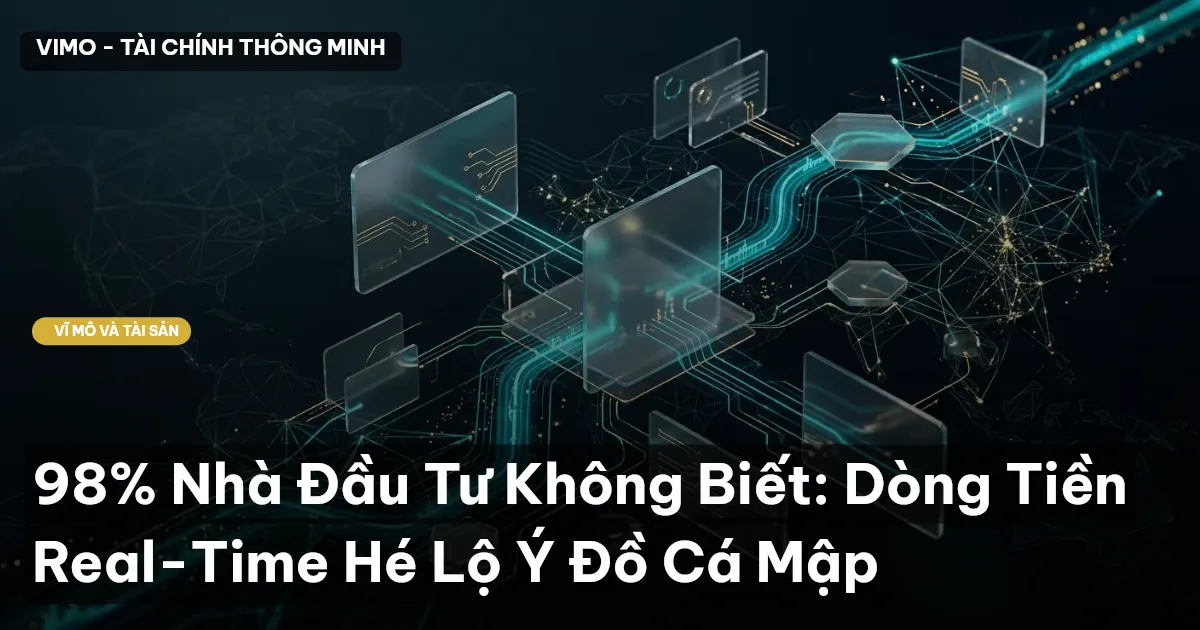 98% Nhà Đầu Tư Không Biết: Dòng Tiền Real-Time Hé Lộ Ý Đồ Cá Mập