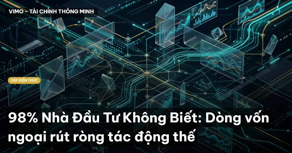 98% Nhà Đầu Tư Không Biết: Dòng vốn ngoại rút ròng tác động thế