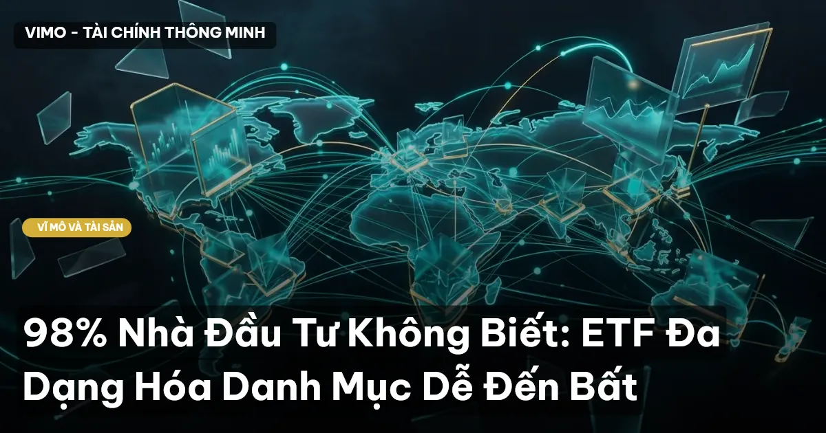 98% Nhà Đầu Tư Không Biết: ETF Đa Dạng Hóa Danh Mục Dễ Đến Bất