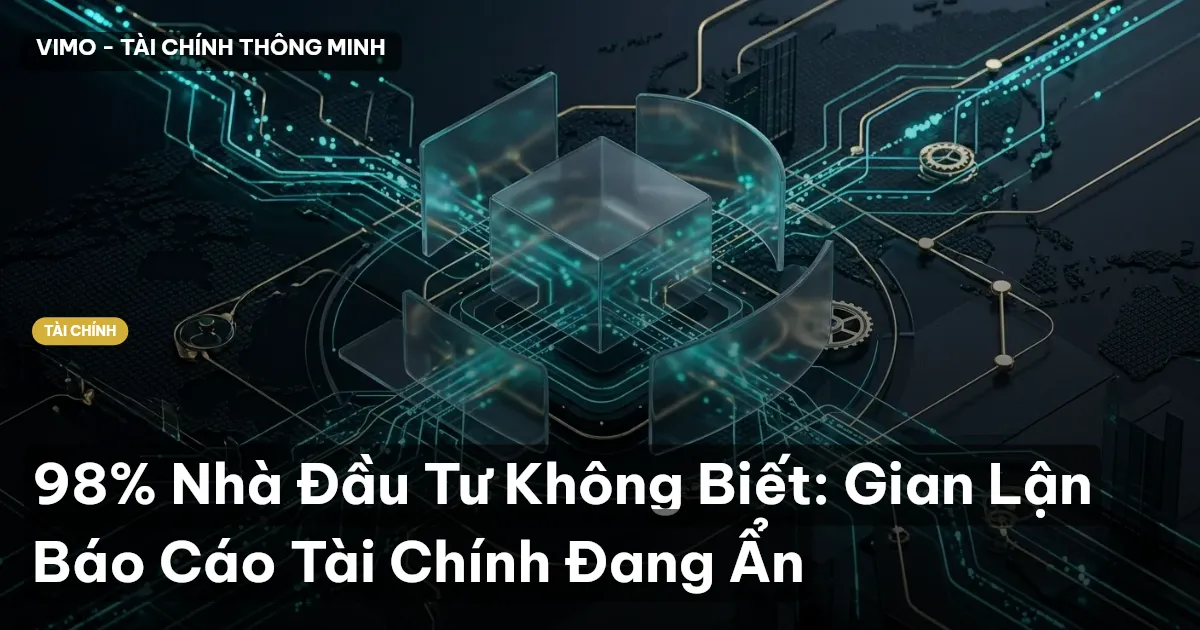 98% Nhà Đầu Tư Không Biết: Gian Lận Báo Cáo Tài Chính Đang Ẩn