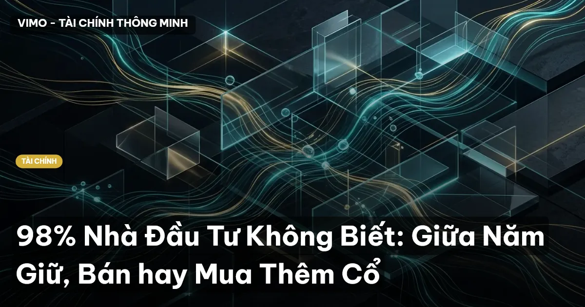 98% Nhà Đầu Tư Không Biết: Giữa Năm Giữ, Bán hay Mua Thêm Cổ