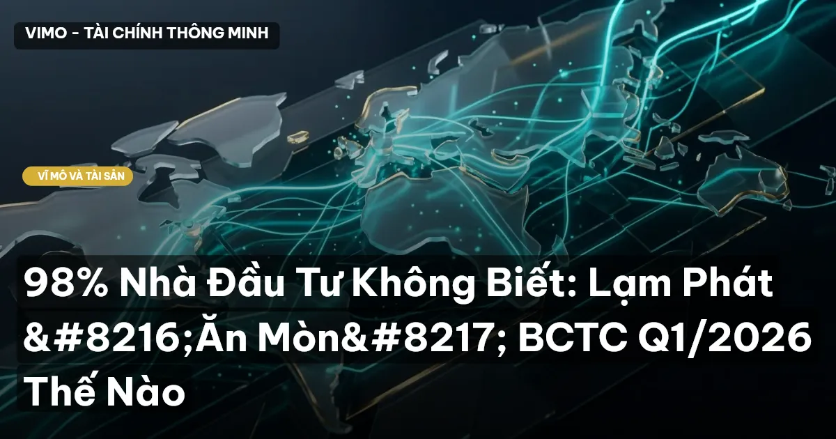 98% Nhà Đầu Tư Không Biết: Lạm Phát 'Ăn Mòn' BCTC Q1/2026 Thế Nào